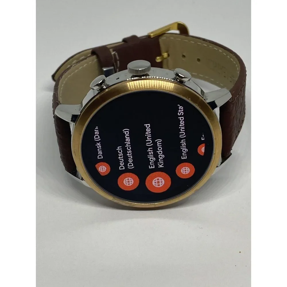 Fossil Gen 4 Authentic Digital Dial Smart Watch Custom Band FTW6016 AB515